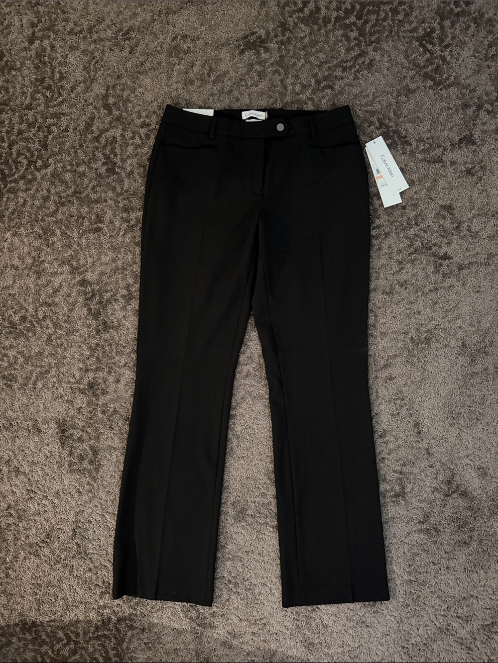 Calvin Klein Black Modern Fit Trousers - NEW